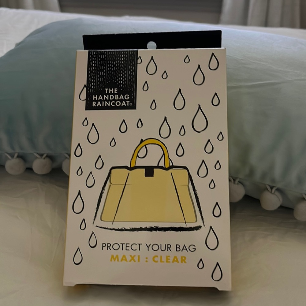 Handbag Raincoat: Maxi Clear
